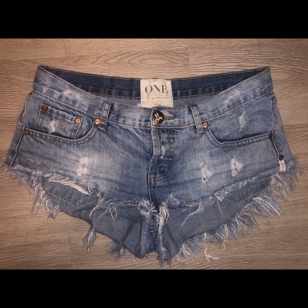 One Teaspoon denim shorts